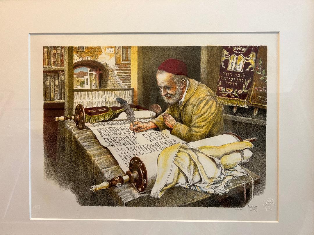 emanuel schary lithograph scribe (1966)