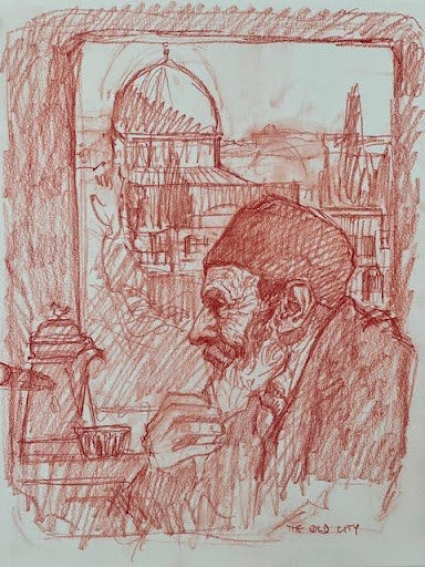 emanuel schary sketch the old city (1968)