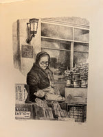 emanuel schary lithograph herald square (1974)