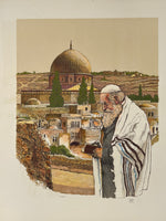 emanuel schary lithograph moriah (1976)