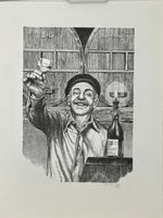 emanuel schary lithograph new wine (1978)