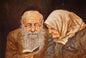 emanuel schary painting old couple (1980)