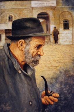 emanuel schary painting reflections (1980's)