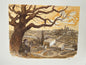 Zion (1970), 3 color lithograph edition 100 pieces